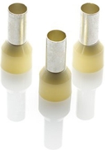 Partex CEF1612F-C Bootlace Ferrule 16mm Ivory (100 Pack)