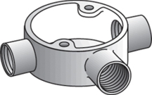 Electrix UK-T20 Tee Box 20mm Stainless Steel