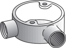Electrix UKS20 Angle Box 20mm Stainless Steel