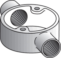 Electrix UK-R20 Through Box 20mm Stainless Steel