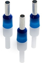 Partex CEF2508G-C Bootlace Ferrule 2.5mm Blue German