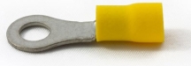 Partex YR64 Yellow Ring Terminal 6mm (100 Pack)