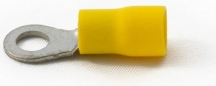Partex YR53 Yellow Ring Terminal 5mm (100 Pack)