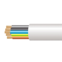 3185Y 1MM 5C Flex PVC White (100m)