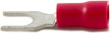 Partex RS43N Red Spade Terminal 4mm (100 Pack)