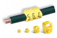 Partex PA1-RBY (5) Black on Yellow Cable Marker – Reel