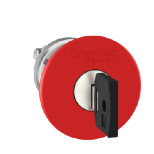 Schneider ZB4BS944 Emergency Stop Mushroom Head Key Release 40mm