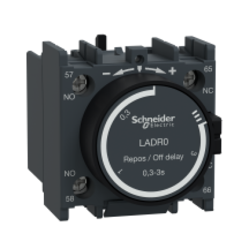 Schneider LADR0 Time Off Delay Contact Block 1NO + 1NC 0.3-3s