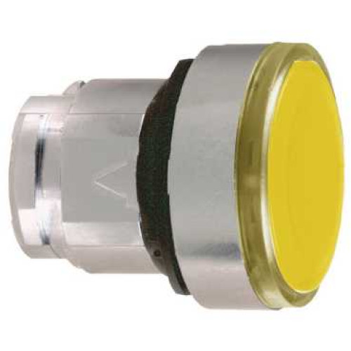 Schneider ZB4BA58 Illuminated Flush Pushbutton Head 22mm Orange
