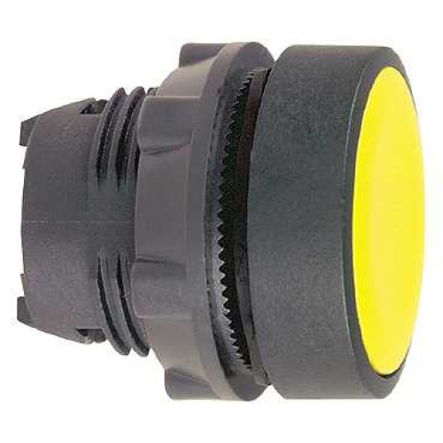 Schneider ZB5AA5 Yellow Spring Return Pushbutton Head Actuator