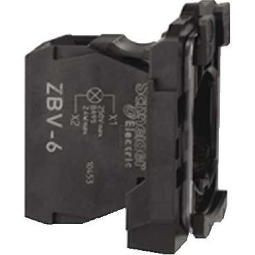 Schneider ZB4BV6 Light Block With Fixing Collar 250V