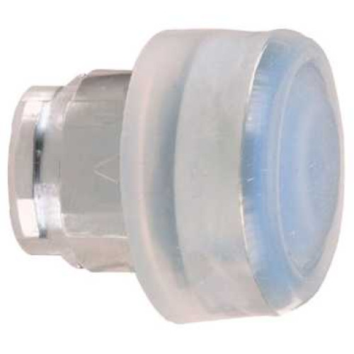Schneider ZB4BP6 Clear Booted Projecting Pushbutton Blue