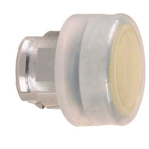 Schneider ZB4BP5 Clear Booted Projecting Pushbutton Yellow