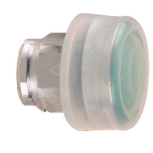 Schneider ZB4BP3 Clear Booted Projecting Pushbutton Green