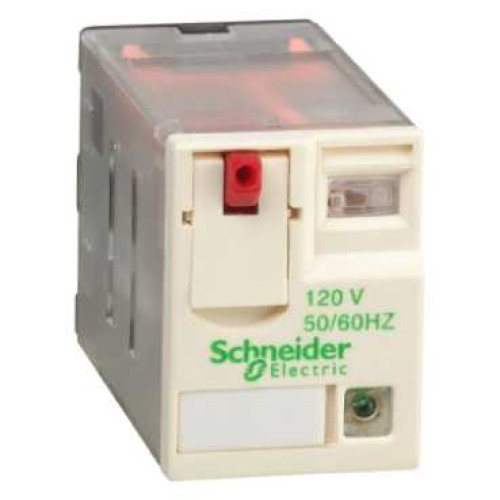 Schneider Electric RXM4AB2F7 6A 120VAC Coil 14 Pin Mini Relay 4C/O
