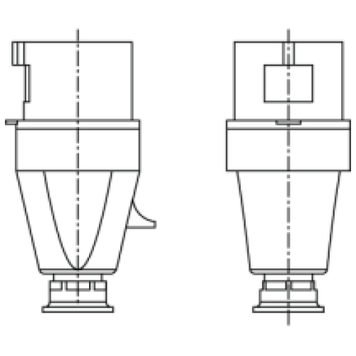 Walther 231304 Plug 32A 2P+E 110V IP44