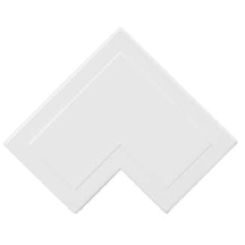 Mita MFA4W Mini Trunking Flat Angle Bend 38x25mm White