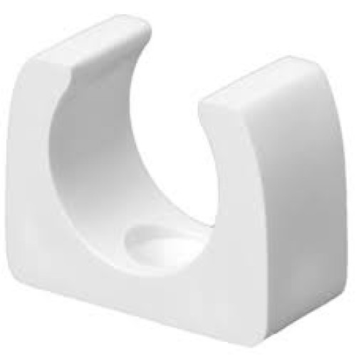 Mita CSA25W Spring Clip Saddle 25mm White