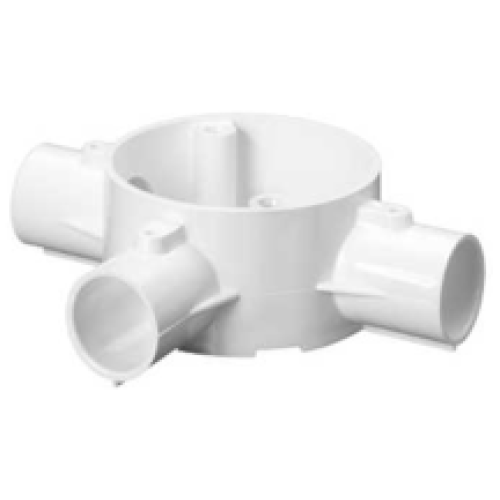 Mita 20CJB5W 20mm White PVC Tee Box