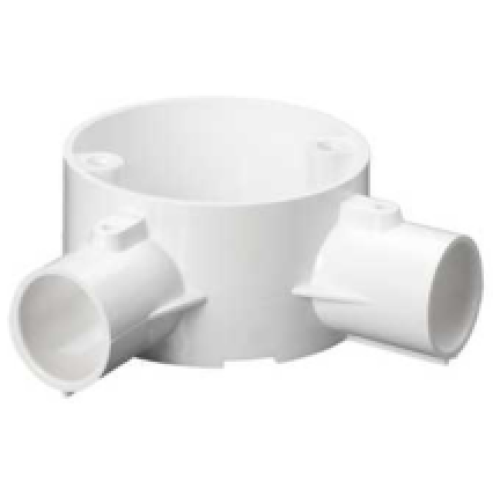 Mita 20CJB4W 20mm White PVC Angle Box