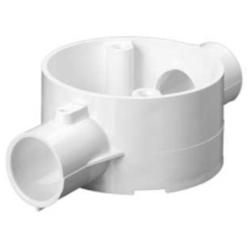 Mita 20CJB3W 20mm White PVC Through Box