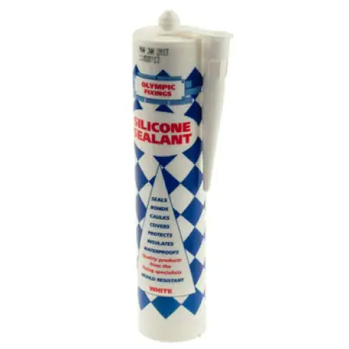 Olympic Fixings 238-502-010 Silicone Sealant White