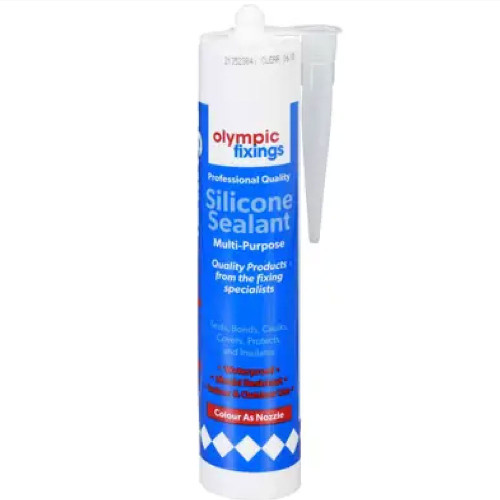 Olympic Fixings 238-502-005 Silicone Sealant Clear