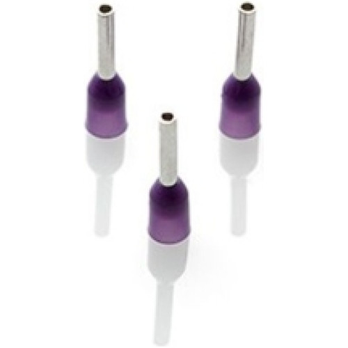 Partex CEF025F-C Bootlace Ferrule 0.25mm Violet (100 Pack)