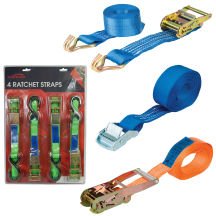 Olympic Fixings 251-203-030 Claw Hook Ratchet Straps 50mmx10m