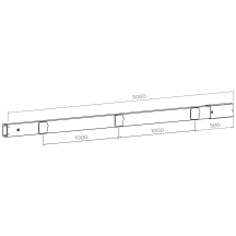 Graziadio GLS4032 Straight Busbar Trunking 2P 40A 3m Length