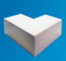Falcon MCT50/EA White PVC Trunking 50x50mm External Bend