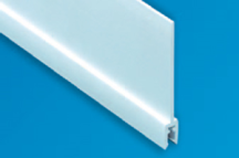 Falcon MDS100 White PVC Trunking 100x50mm Clip In Divider (3m)