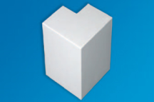 Falcon MCT100/EA White PVC Trunking 100x50mm External Bend