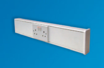 Falcon MCT100 White PVC Trunking 100x50mm (3m)