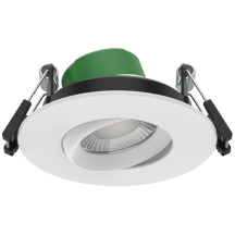 Lumineux 430860 Avon Pro 4W & 6W Fire Rated 360Â° Gimbal Downlight 4CCT White 60D