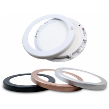 Lumineux 430751 Meldon Clip-on Downlight Bezel Silver