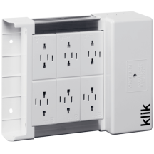 Hager KLDS6 klik Lighting Marshalling Box 6 Way 4P