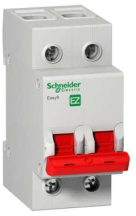 Schneider EZ9S16291 Easy9 100A Double Pole Main  Switch Disconnector