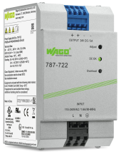 Wago 787-722 Eco Din Rail Power Supply Unit 1-Phase 5A 24Vdc