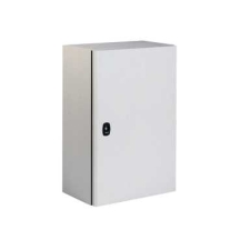 Schneider NSYS3D81030DP PanelSeT S3D Double Door Wall Mounted Steel Enclosure with Mounting Plate 800x1200x300mm
