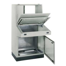 Schneider NSYSD10R PanelSeT SD Compact Control Desk with Rear Panel 1000x1000x480mm IP55