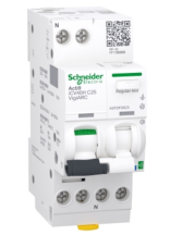 Schneider A9TDFD625 MCB/RCD/AFD 25A 30mA iCV40H ARC Type A-SI