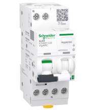 Schneider A9TDFD620 MCB/RCD/AFD 20A 30mA iCV40H ARC Type A-SI