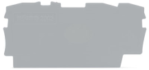 Wago 2002-1391 Grey End Plate for 2.5mm Terminals