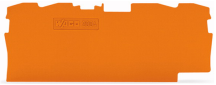 Wago 2004-1492 4mm Terminal End Plate Orange