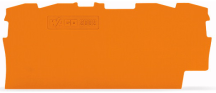 Wago 2002-1492 Orange Terminal End Plate for 2.5mm Terminals