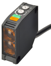 Omron E3JK-RR122M Photoelectric Sensor Square Body Retro-reflective Polarised 6m PNP 2m Cable