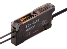 Omron E3X-NA412M Photoelectric Sensor Optical Fibre Amplifier PNP 2m Cable