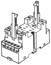 Omron P7S-14F-END24VDC Terminal Socket Track-Mounting 10A 24VDC