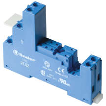Finder 97.02SPA DIN Rail Relay Base 